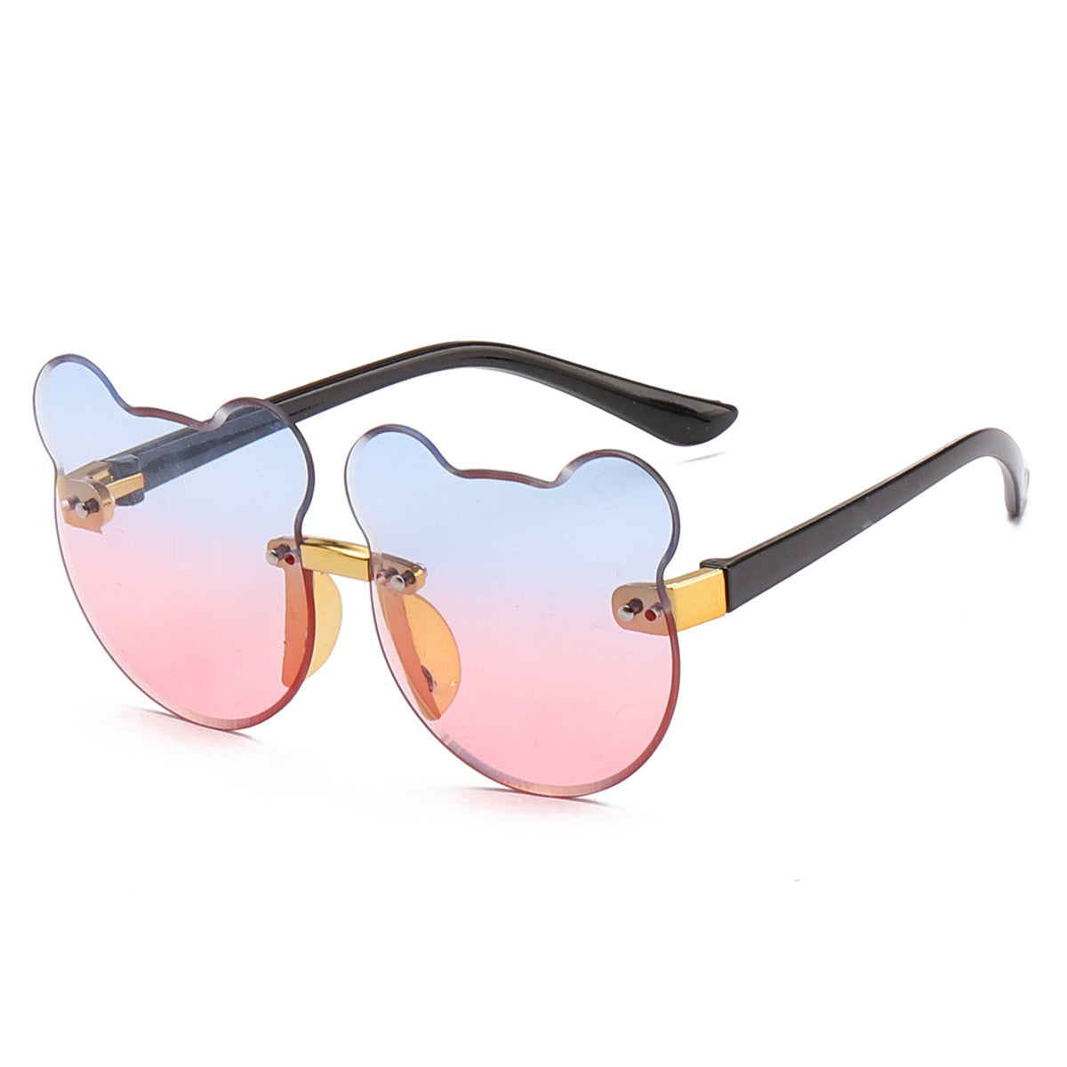 Cat Ear Kids Sunglasses Frameless Shape